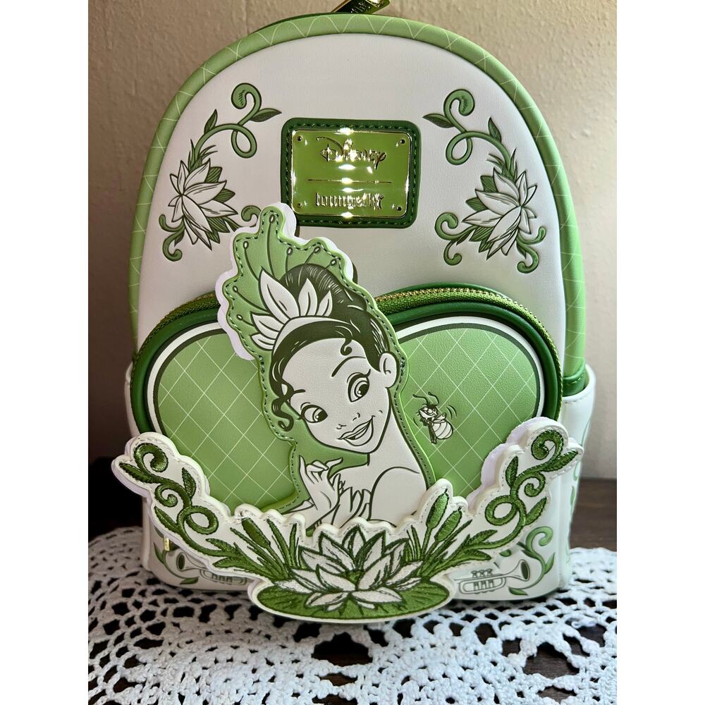Loungefly Disney The Princess and the Frog Tiana Bayou Mini Tonal Backpack